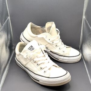 Converse Cream Canvas Sneakers